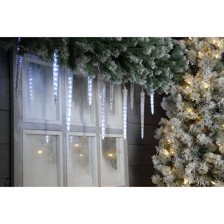 The Seasonal Aisle LED Indoor / Outdoor Icicle Lights Wayfair.co.uk